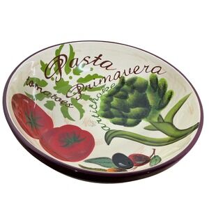 Certified International Jennifer Brinley Pasta Primavera Serving Bowl 13 Inch